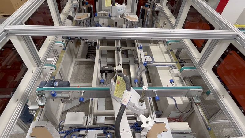 Auto Corner Protector Inserting Machine